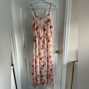 Dex floral chiffon maxi dress​​​​